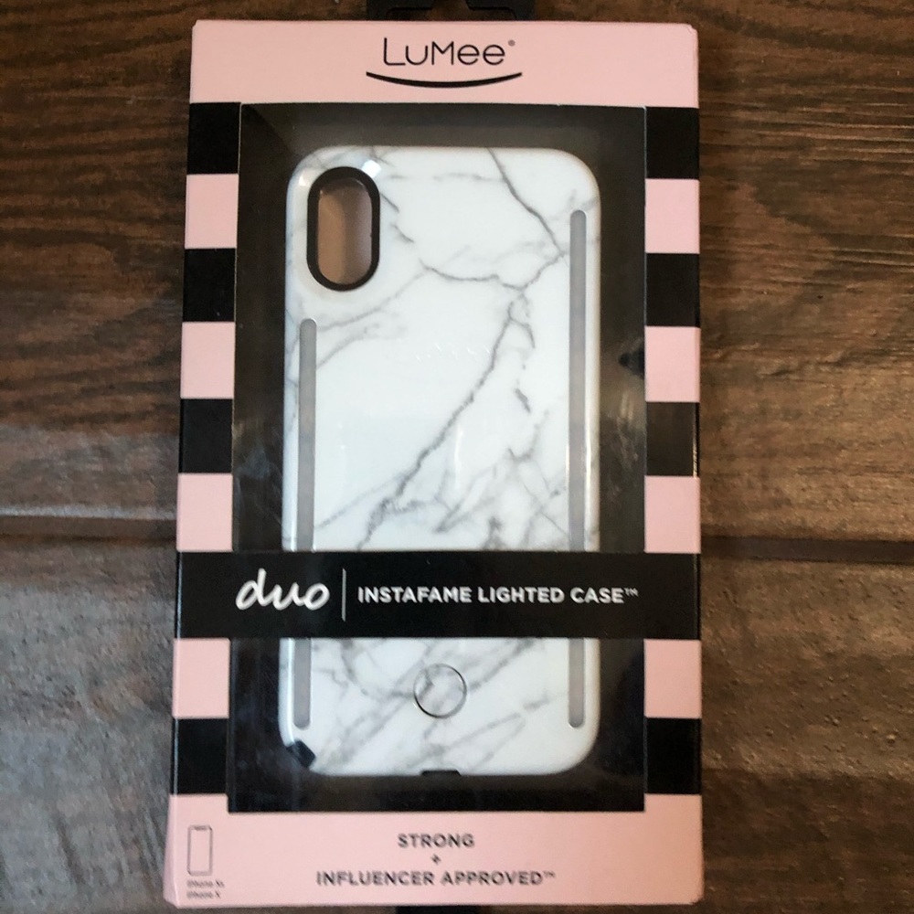 LUMEE IPHONE X IPHONE XS PHONE CASE MARBLE